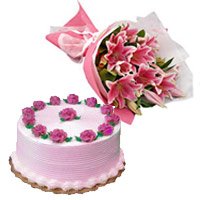 Cake Flowers to India