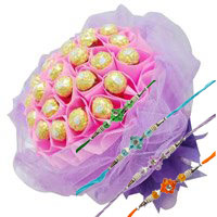 Get 40 Pcs Ferrero Rocher Bouquet in India on Rakhi